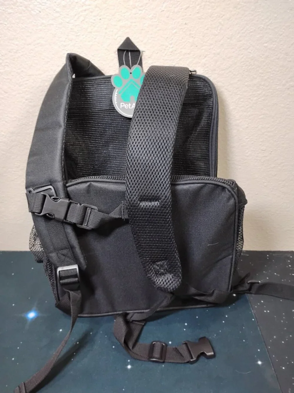 PetAmi Pet Carrier Backpack Black For Small Dogs Cats Travel Hiking Comfort